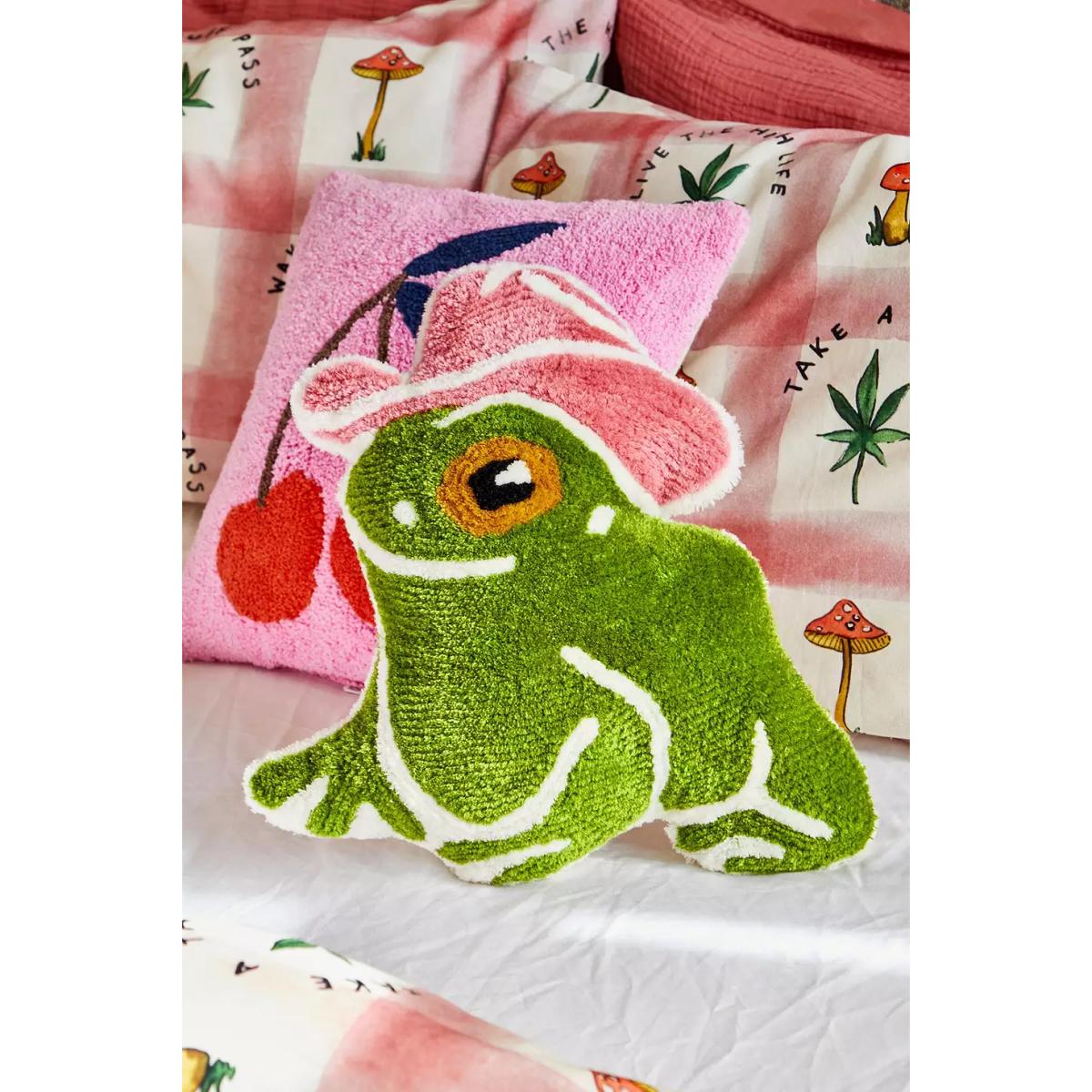 Pink Western Froggy Tufted Cushion - Light Green ALL at Urban Outfitters – image 2