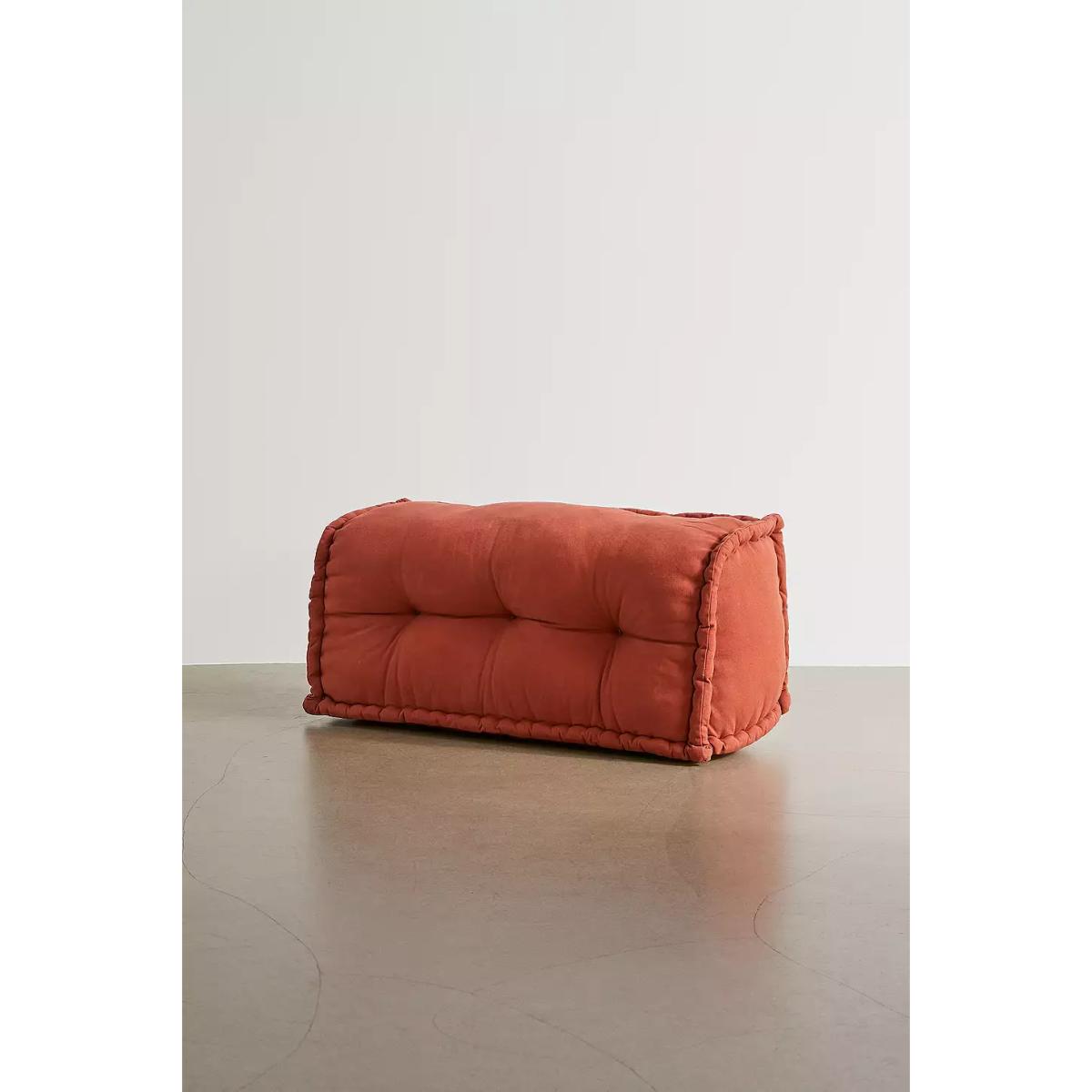 Reema Terracotta Back Cushion - Rust L: 38.1cm x W: 96.5cm x H: 35.6cm at Urban Outfitters – image 3