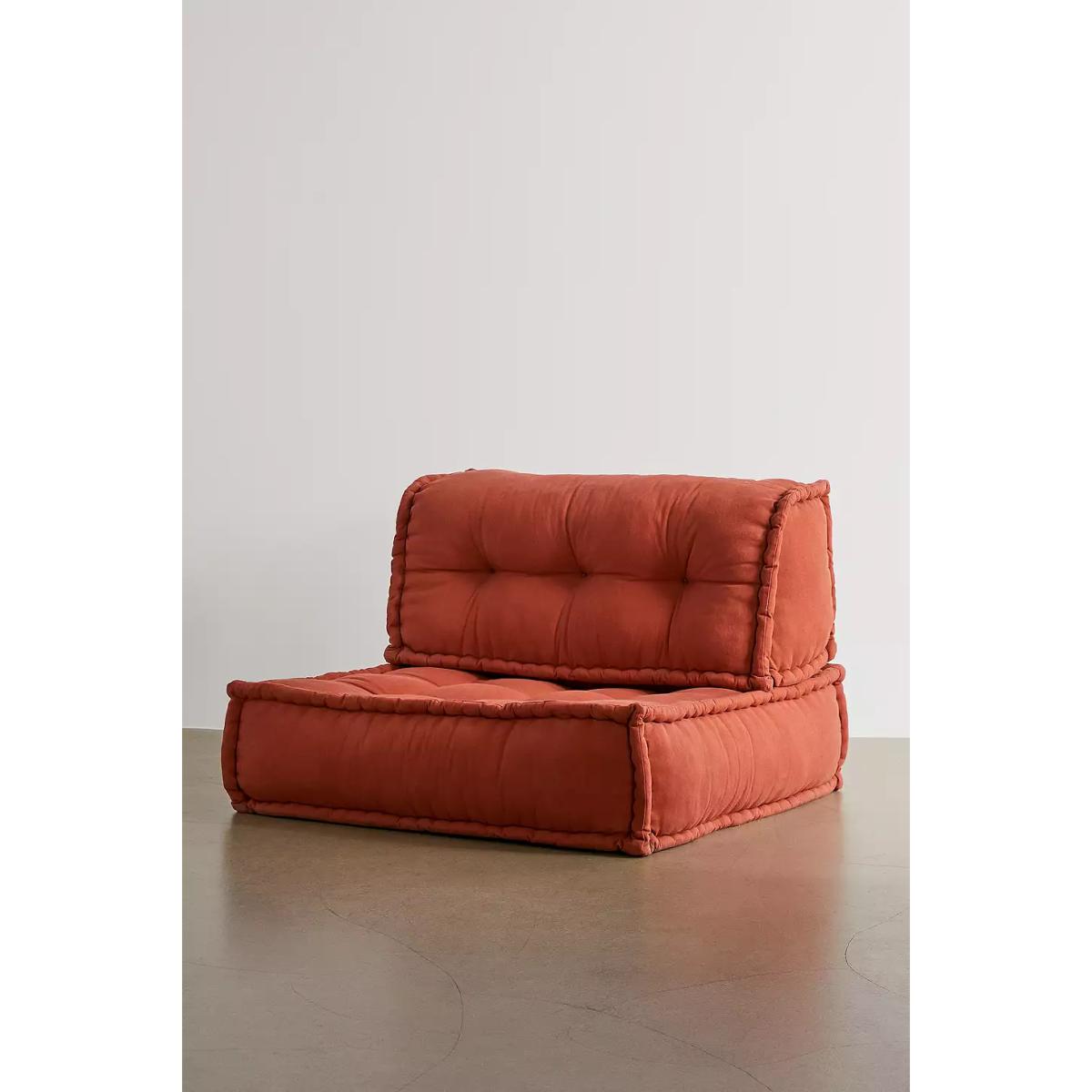 Reema Terracotta Back Cushion - Rust L: 38.1cm x W: 96.5cm x H: 35.6cm at Urban Outfitters – image 4