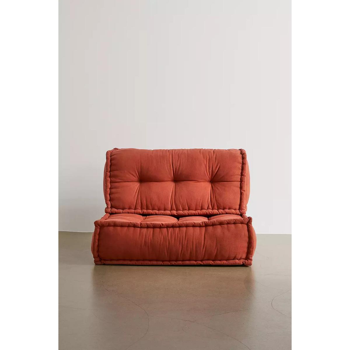 Reema Terracotta Back Cushion - Rust L: 38.1cm x W: 96.5cm x H: 35.6cm at Urban Outfitters – image 5