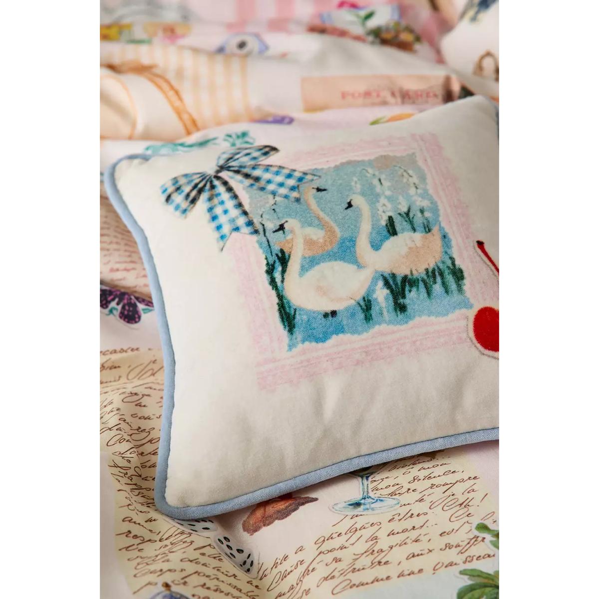 Swan Mini Cushion 30cm x 30cm at Urban Outfitters – image 3