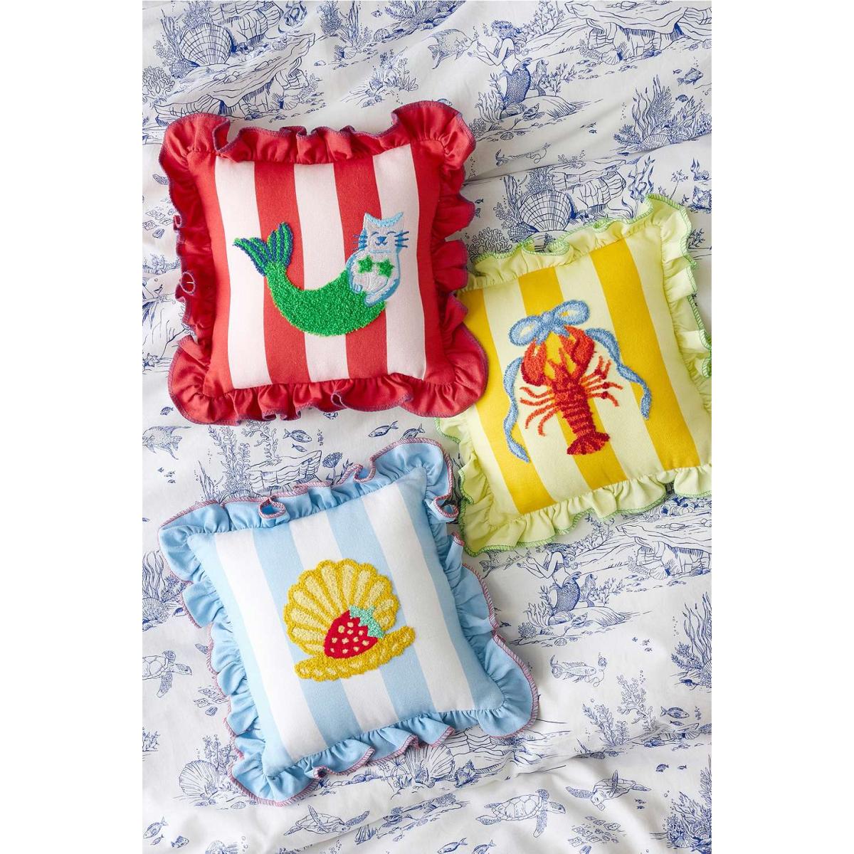 Purrmaid Mini Cushion 25.4cm x 25.4cm at Urban Outfitters – image 4