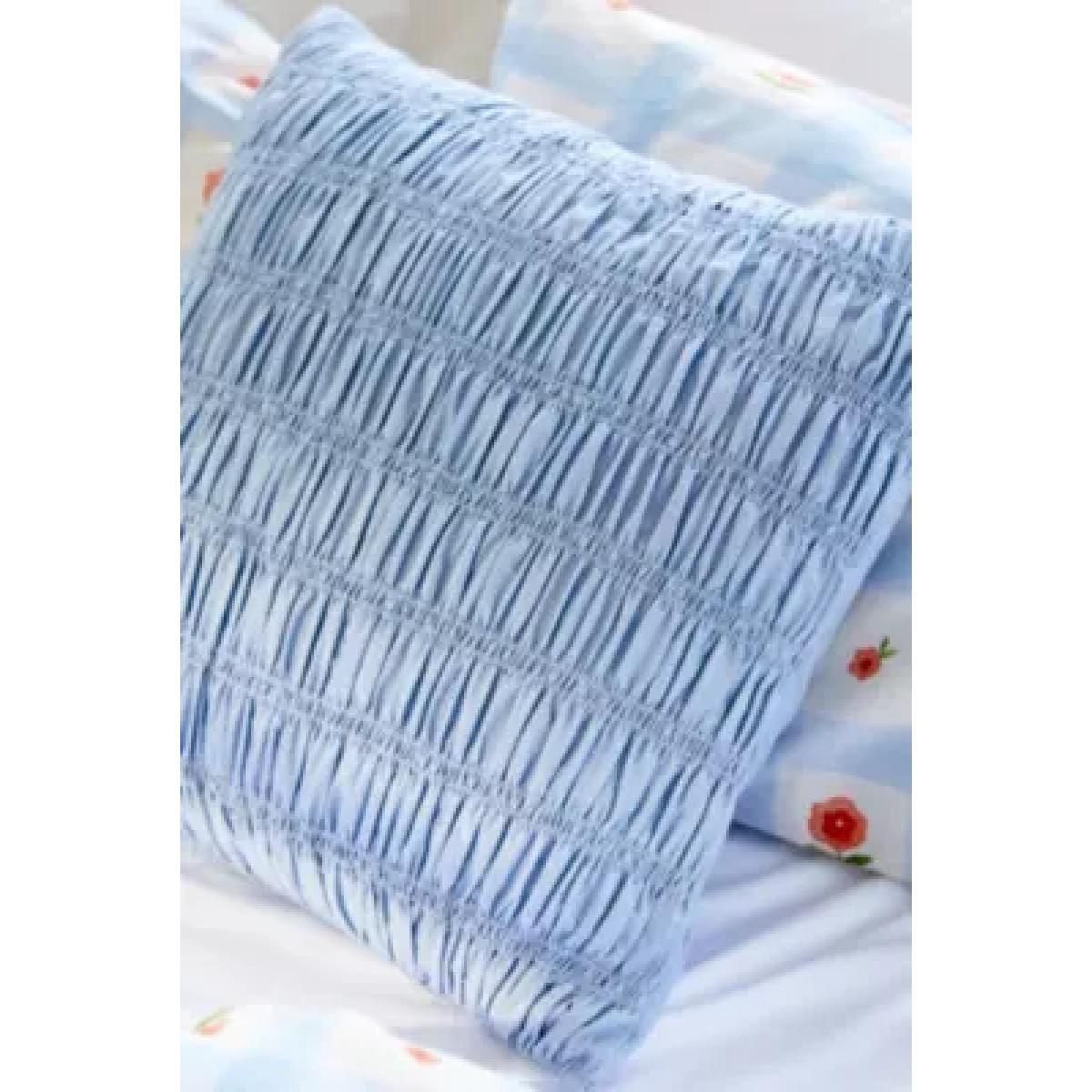 Blue Shirred Cushion - Blue ALL at Urban Outfitters – image 5