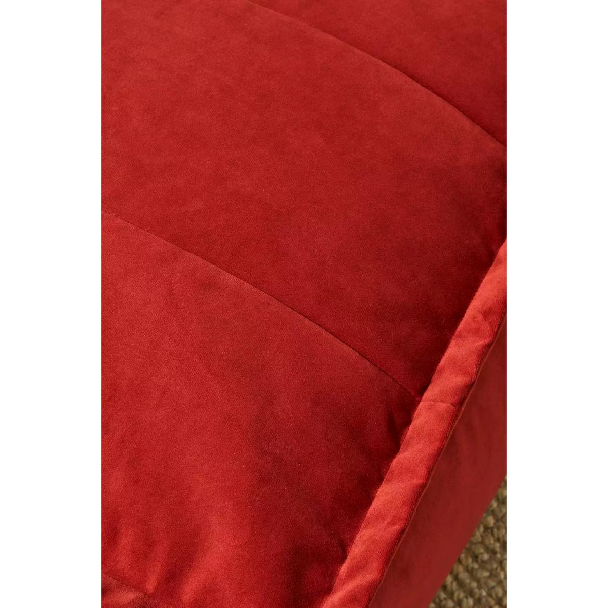 icon Terracotta Vita Velvet Floor Cushion - Brown ALL at Urban Outfitters – image 4