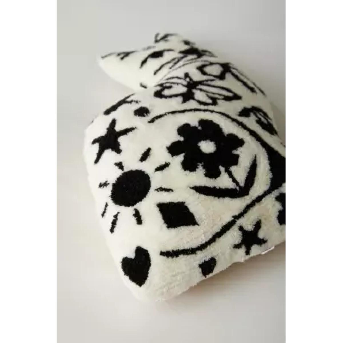 Cat Tufted Cushion - Black/White ALL at Urban Outfitters – image 5