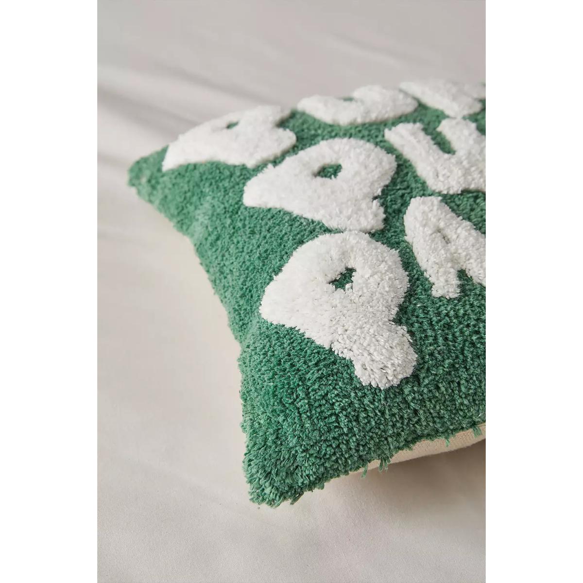 Puff Puff Pass Tufted Green Cushion - Green ALL at Urban Outfitters – image 3