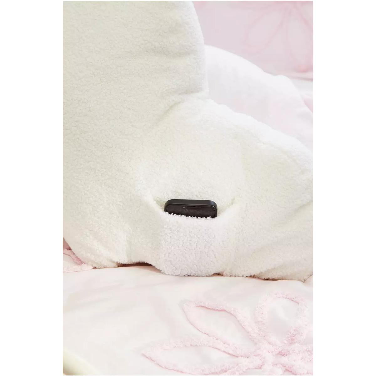 Pink Bow Boo Cushion - Ivory ALL at Urban Outfitters – image 5