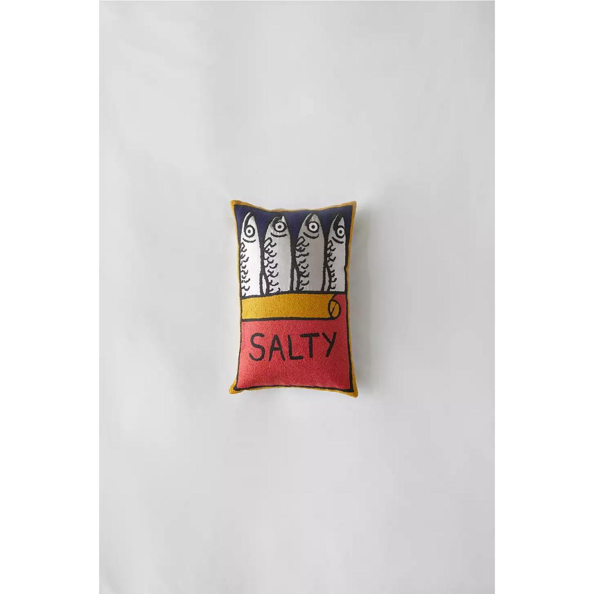 Urban Outfitters Salty Sardines Cushion 45.7cm x 32.4cm – image 3