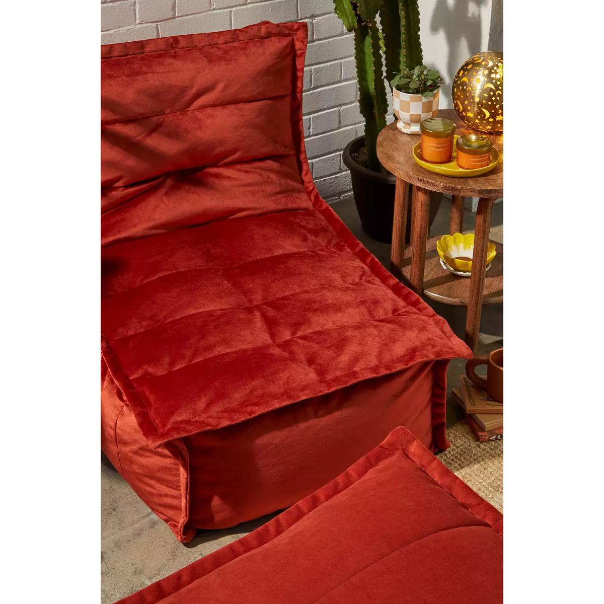 icon Terracotta Dolce Lounger & Floor Cushion Set - Rust ALL at Urban Outfitters – image 3