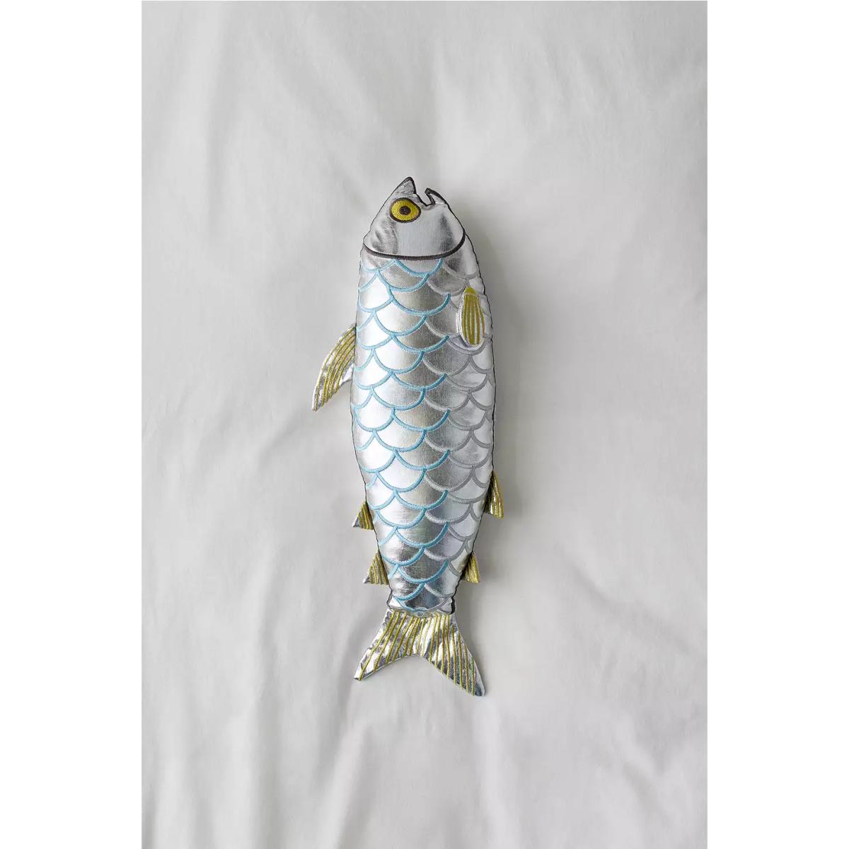 Sardine Shaped Cushion - Silver ALL at Urban Outfitters – image 2