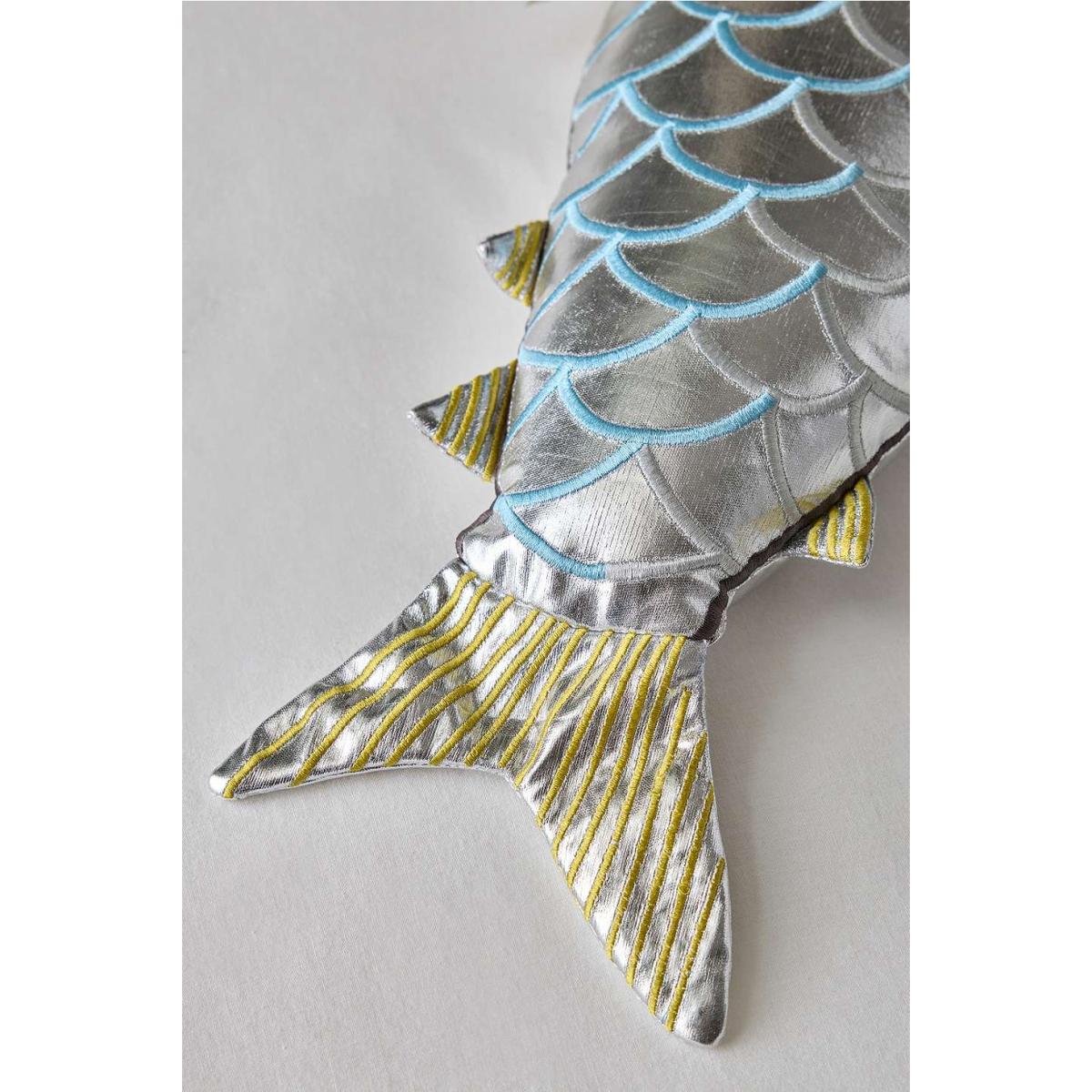 Sardine Shaped Cushion - Silver ALL at Urban Outfitters – image 4