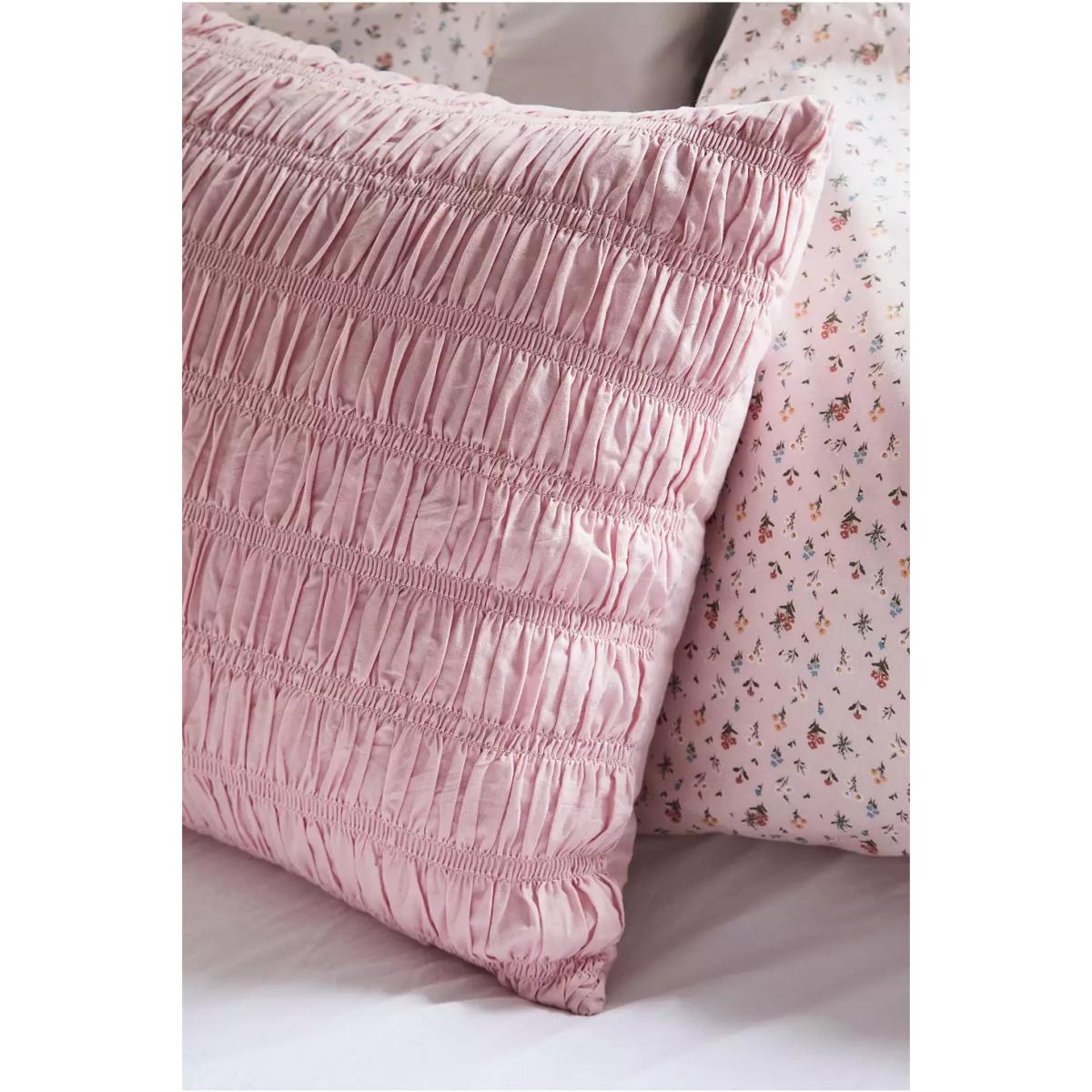 Pink Smocked Cushion - Pink ALL at Urban Outfitters – image 3