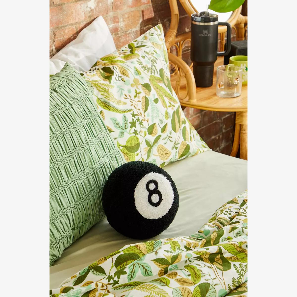 8 Ball Cushion - Black ALL at Urban Outfitters – image 1