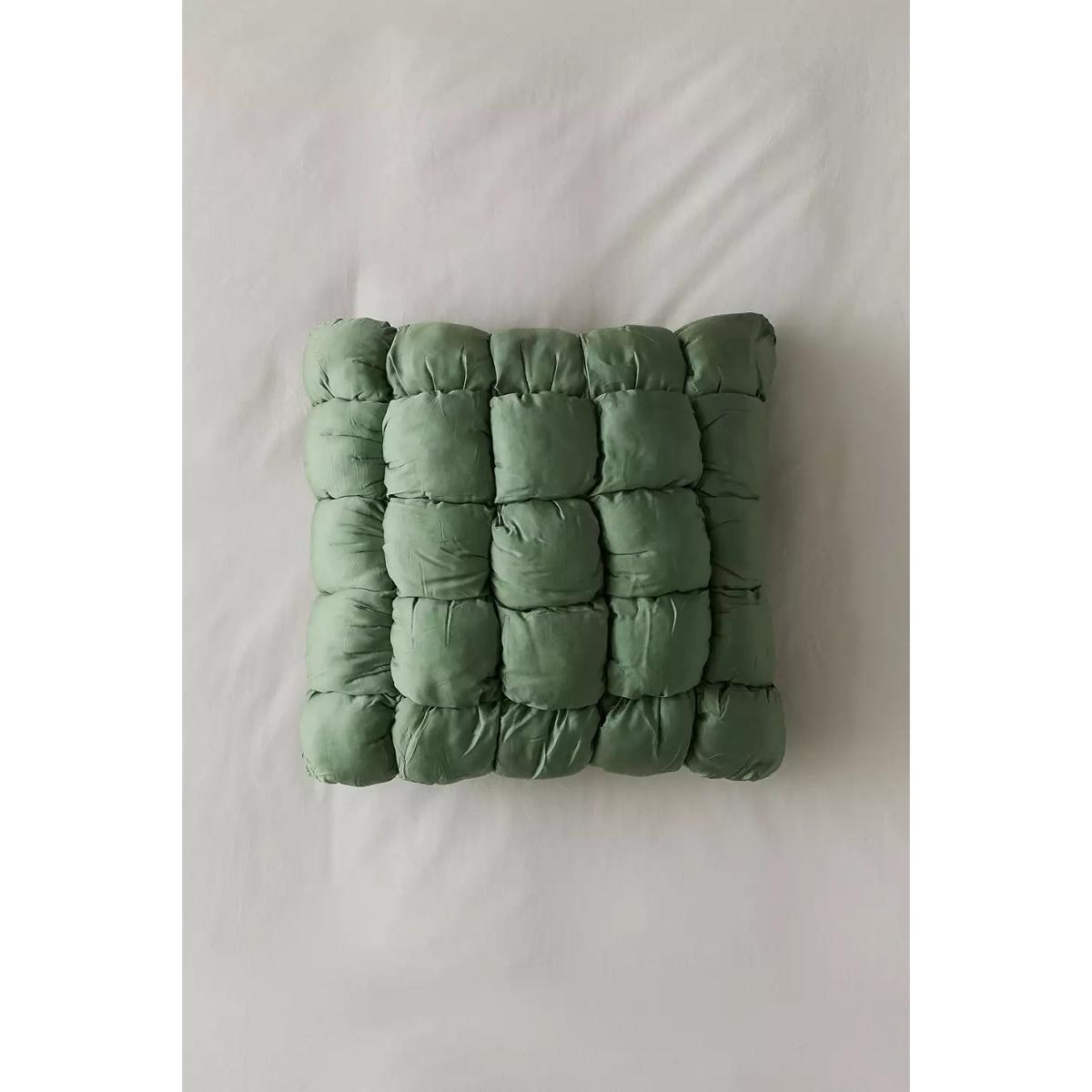 Urban Outfitters Green Marshmallow Puff Cushion - Green 50.8cm x 50.8cm – image 2