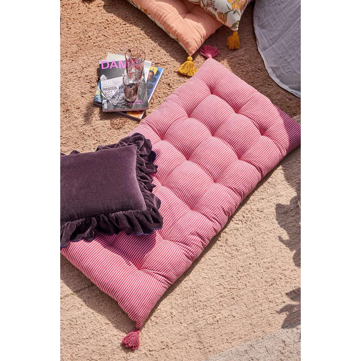 Marnie Vintage Rose Floor Cushion - Pink ALL at Urban Outfitters – image 2
