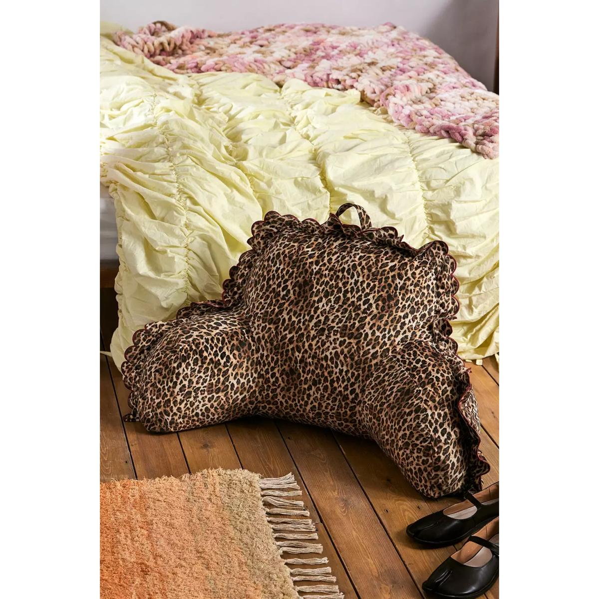 Leopard Print Boo Cushion - Neutral ALL at Urban Outfitters – image 2
