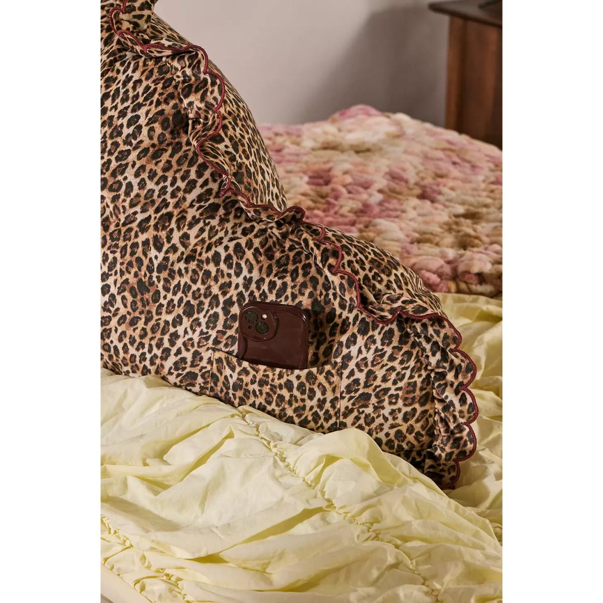 Leopard Print Boo Cushion - Neutral ALL at Urban Outfitters – image 4