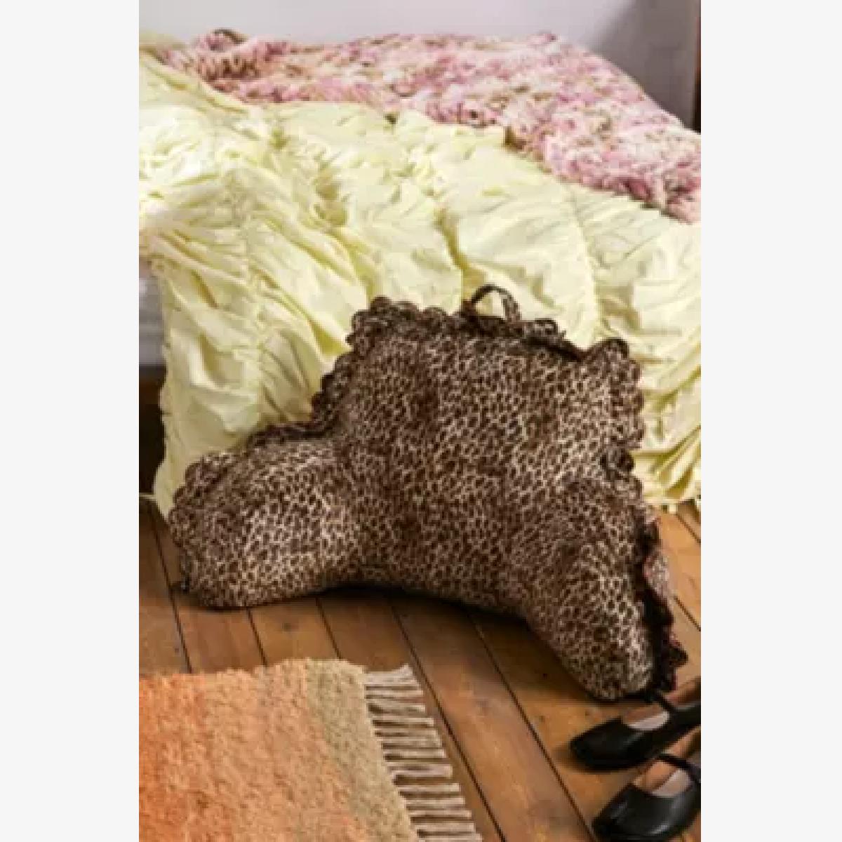 Leopard Print Boo Cushion - Neutral ALL at Urban Outfitters – image 1
