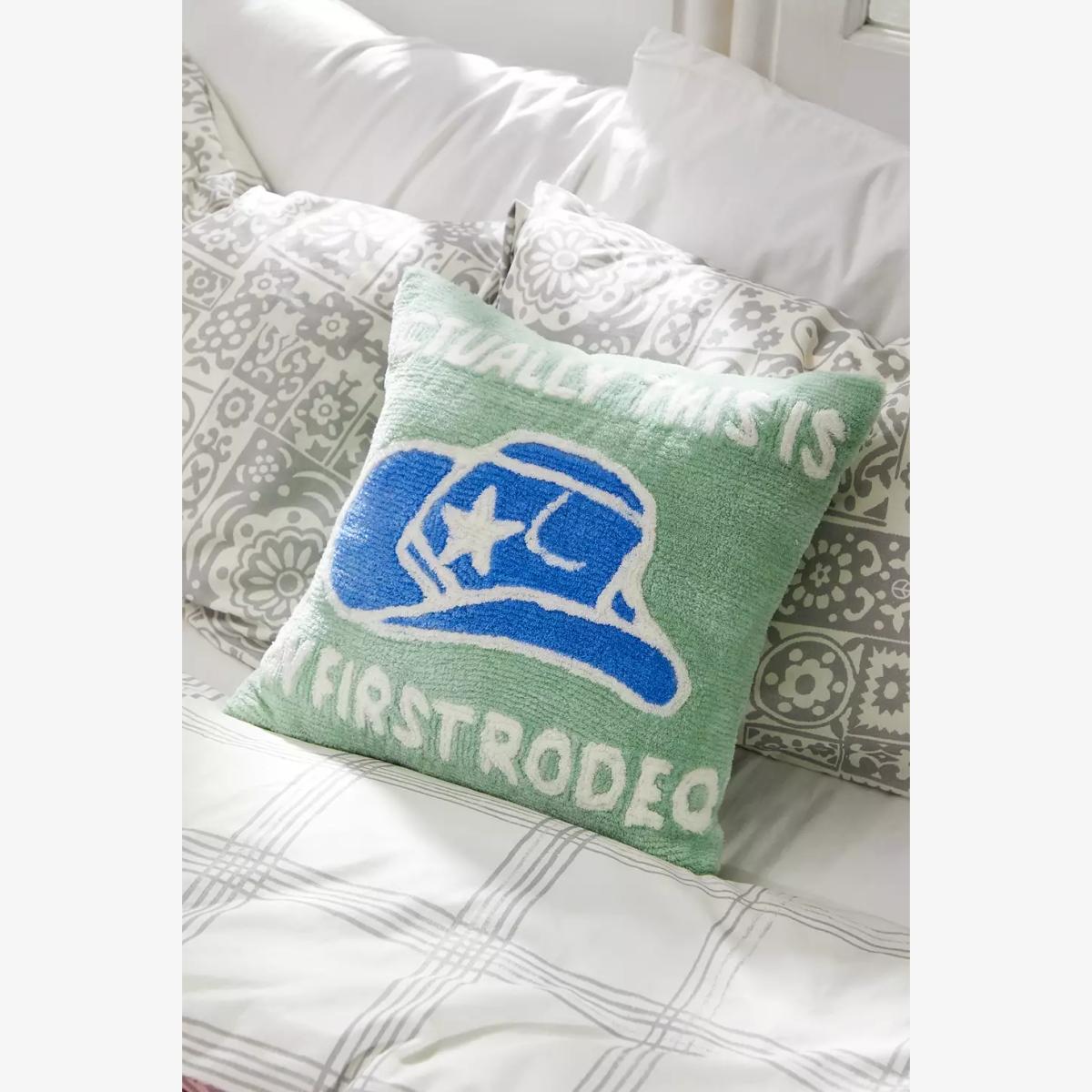 First Rodeo Cushion - Blue ALL at Urban Outfitters – image 1