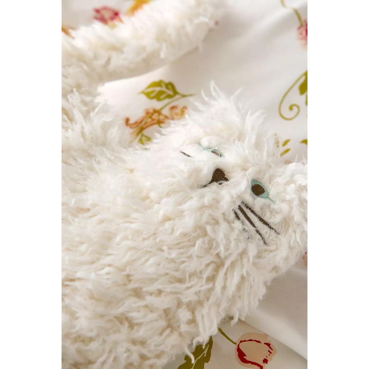 Frankie Cat Cushion - White ALL at Urban Outfitters – image 2