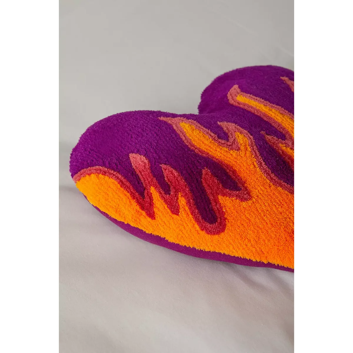 Flaming Heart Shaped Cushion - Assorted ALL at Urban Outfitters – image 3