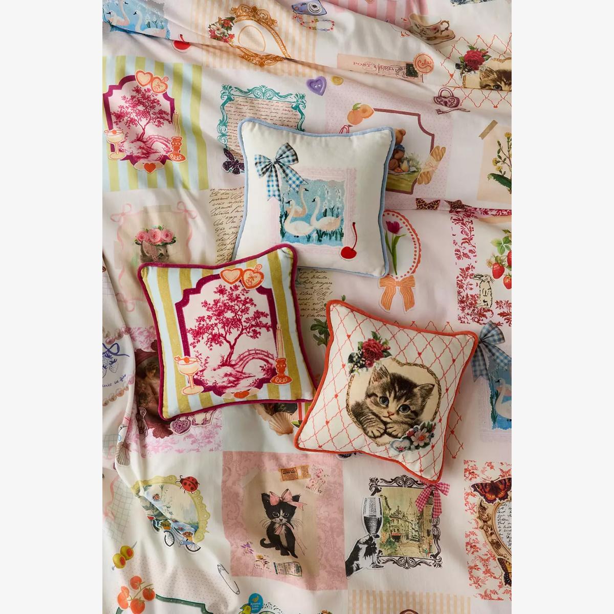 Cat Mini Cushion 30cm x 30cm at Urban Outfitters – image 1