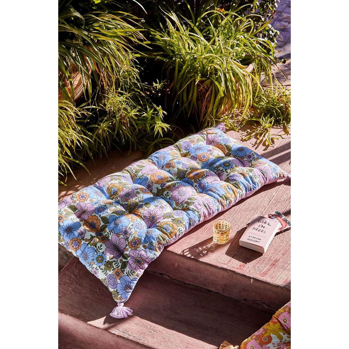 Marnie Floral Print Floor Cushion 61cm x 122cm at Urban Outfitters – image 2