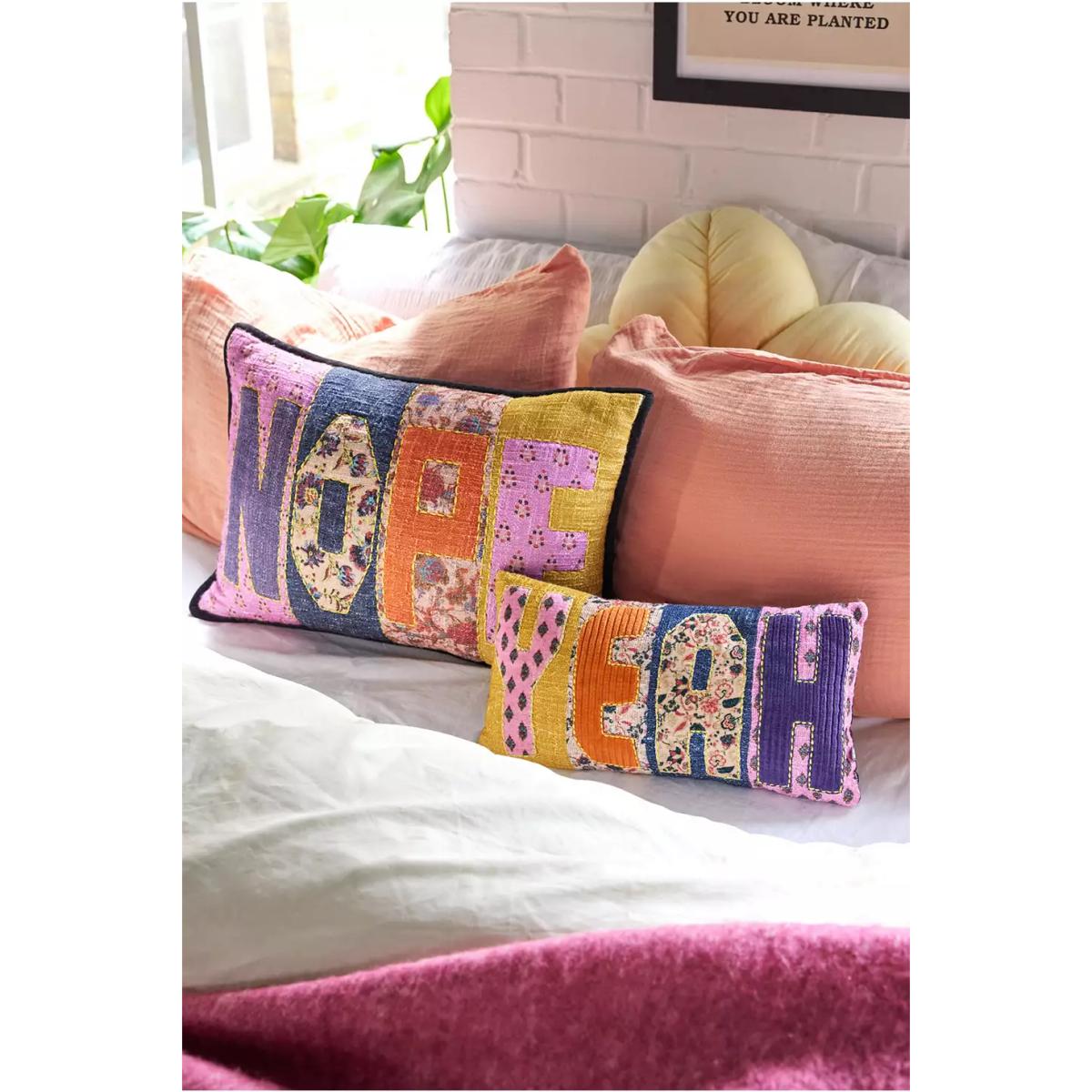 Yeah Patchwork Cushion ALL at Urban Outfitters – image 3