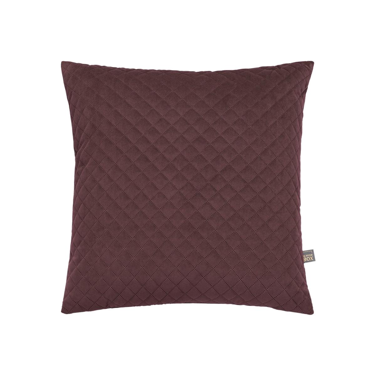 Erin Diamond Aubergine Cushion 50x50cm – image 1