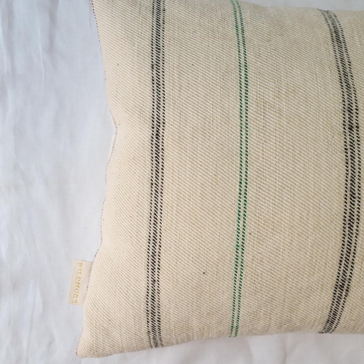 White Vintage Striped Bolster No. One Wildmore – image 5