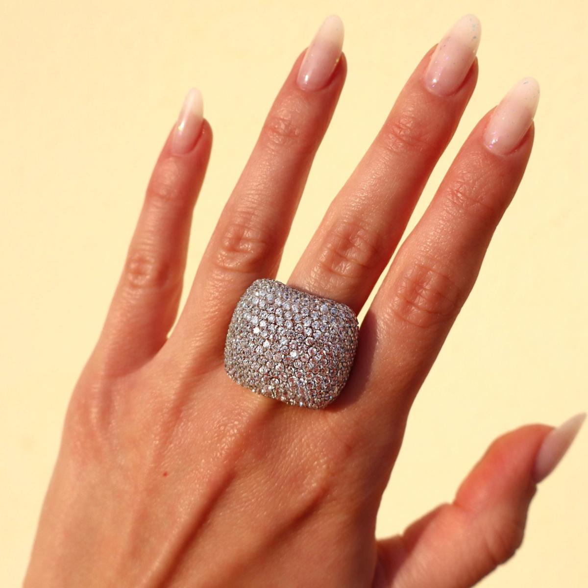 Women's Cushion Silver Ring | Mineralgems ✩ Studio – image 7