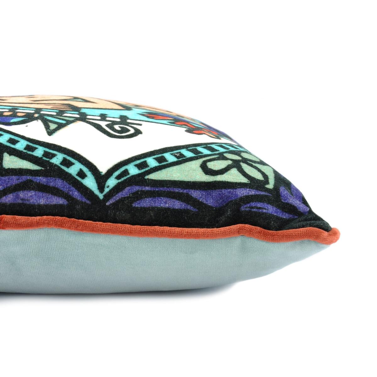 Blue Brighton Silk Cushion David Watson – image 4