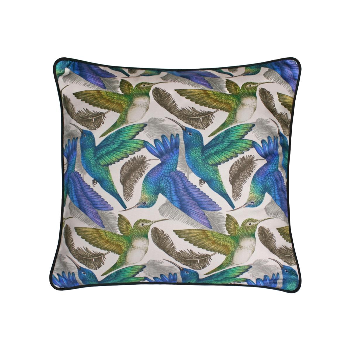 The Tropical Hummingbird Cushion - 45X45Cm Emily Carter