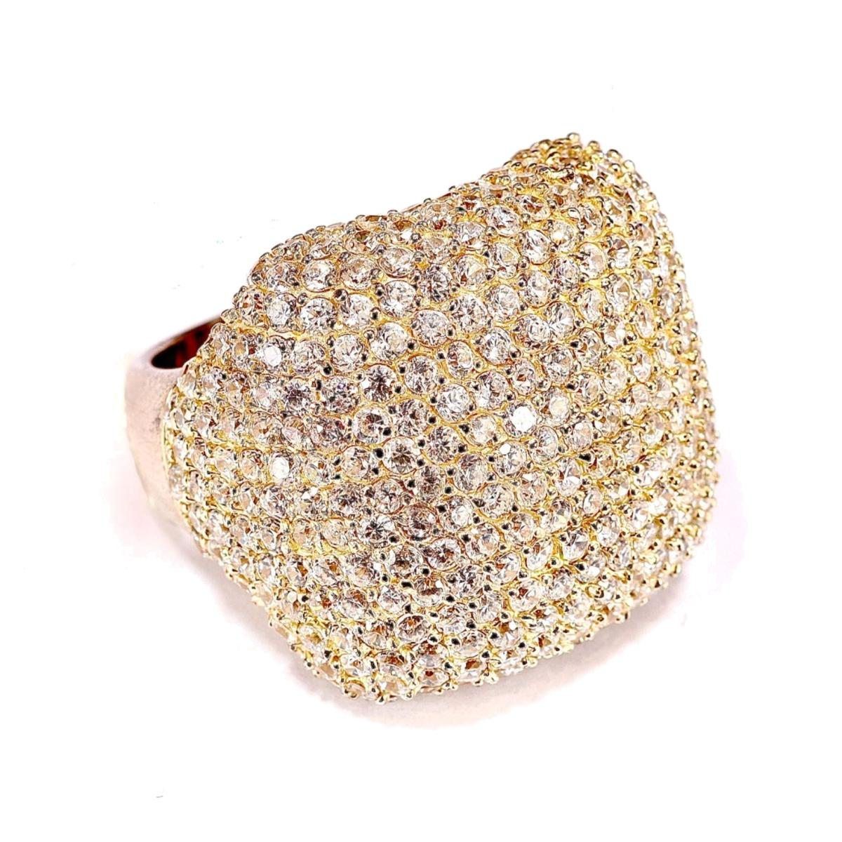 Women's Golden Cushion Ring | Mineralgems ✩ Studio – image 1