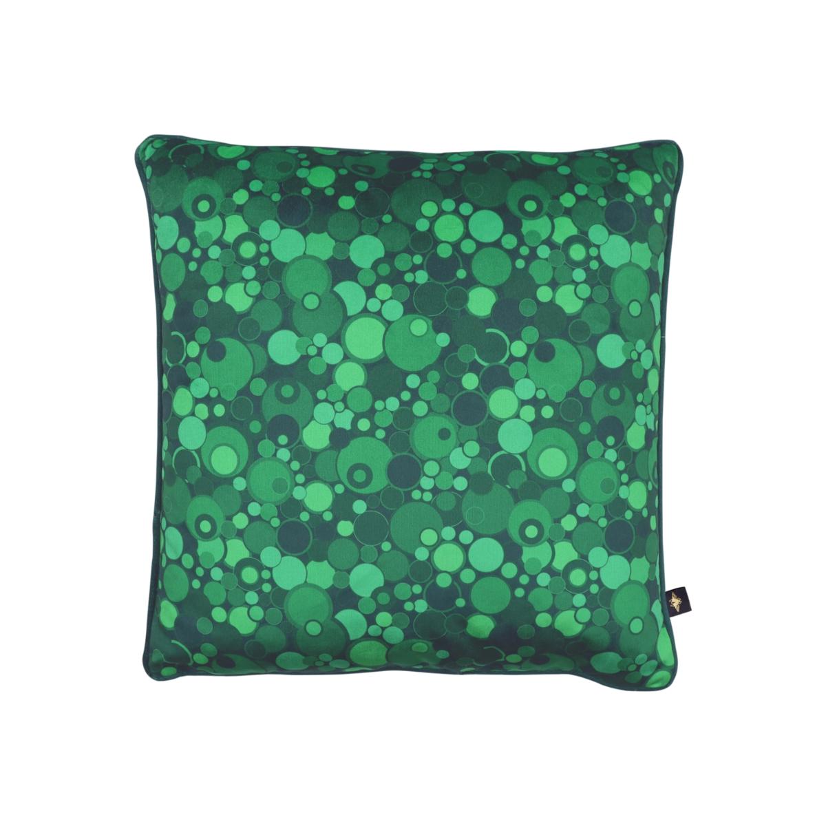 Green Fizz Supreme Malachite Velvet Cushion The Curious Department – image 1