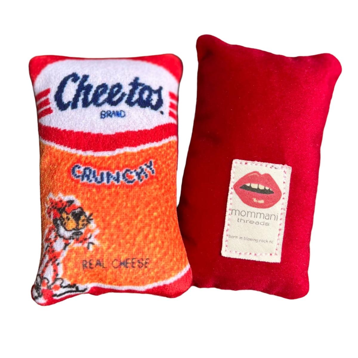 Yellow / Orange Velvet "Orange Crush Cheetos" Mini Pillows, Set Of Three Mommani Threads – image 5