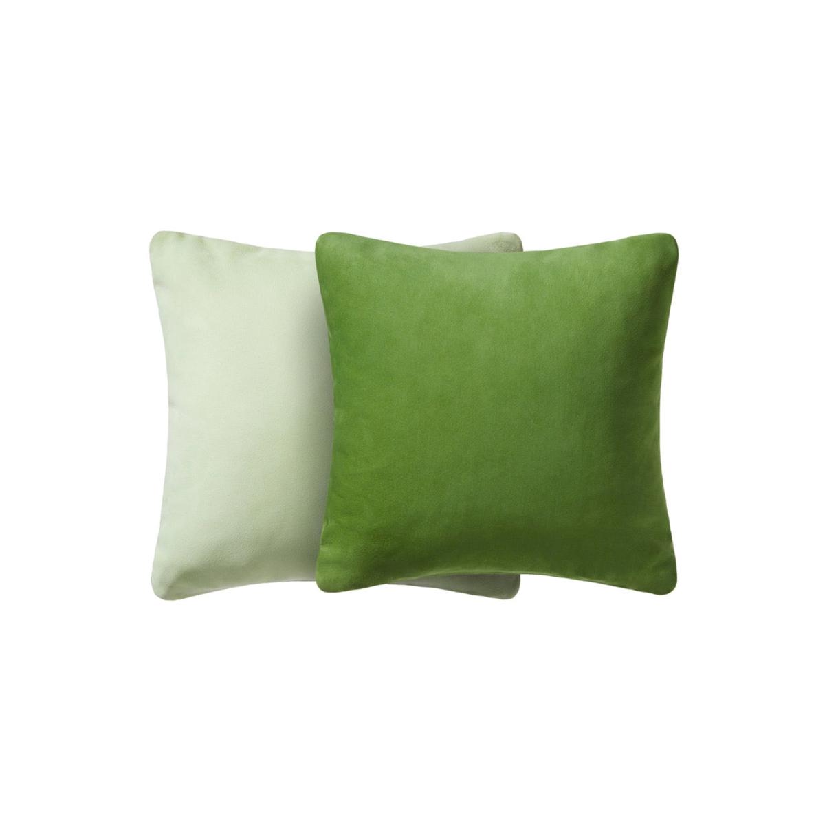 Nabucco Reversible Cushion - Green One Size Fameed Khalique Ltd – image 2