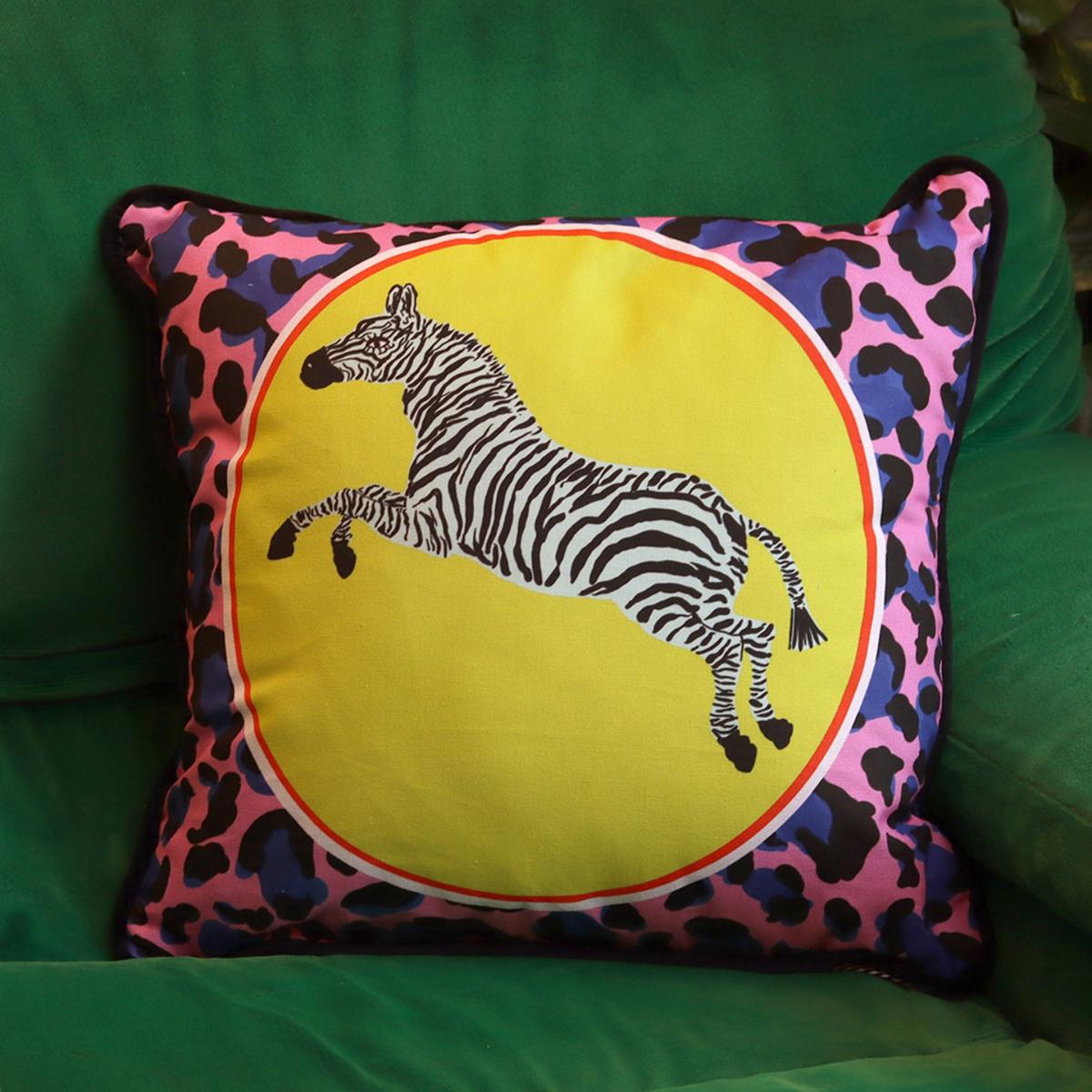 Zebra Cushion One Size The Neighbourhood Threat – image 2