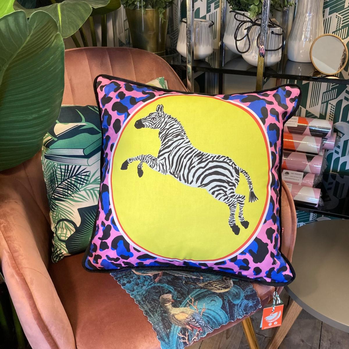 Zebra Cushion One Size The Neighbourhood Threat – image 3