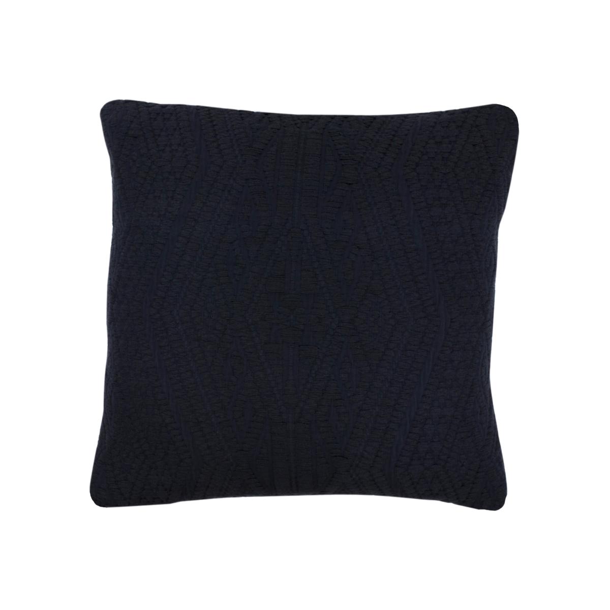 Nova Plain Midnight Cushion Ondine Ash