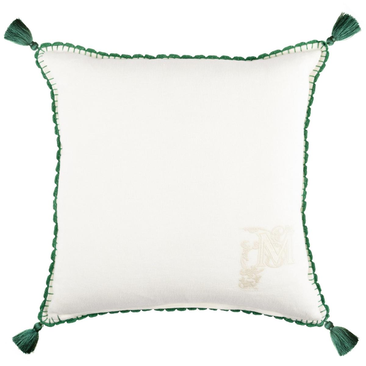 White / Red / Blue Transsilvaniae Florilegium Linen Cushion By Mindthegap – image 2