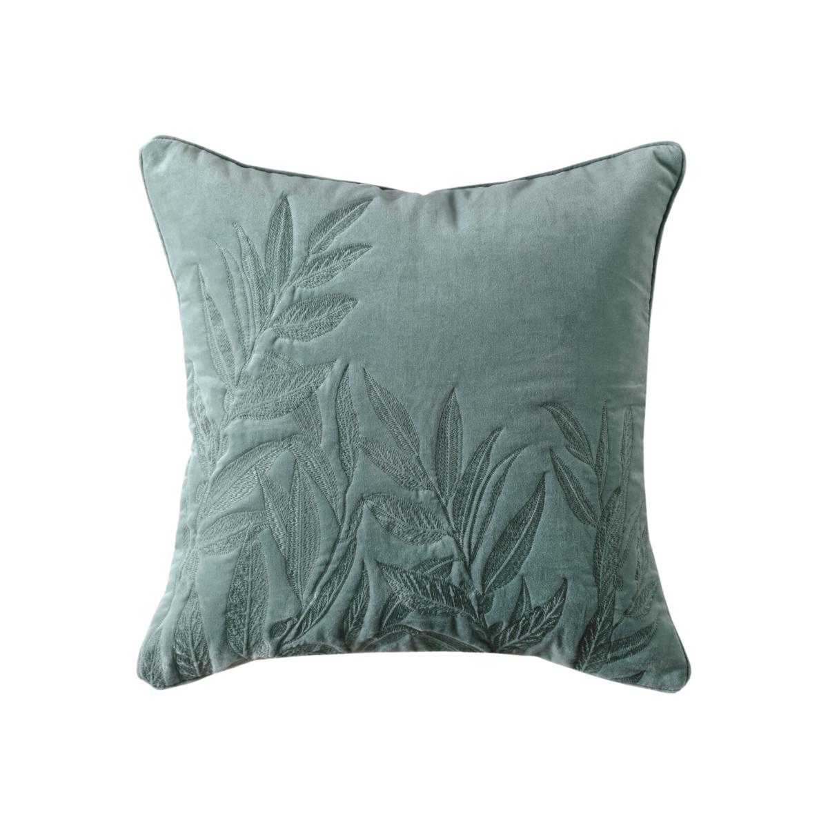 Blue Kew Gardens Laurus Cushion Olive 50X50Cm Pure Table Top – image 1