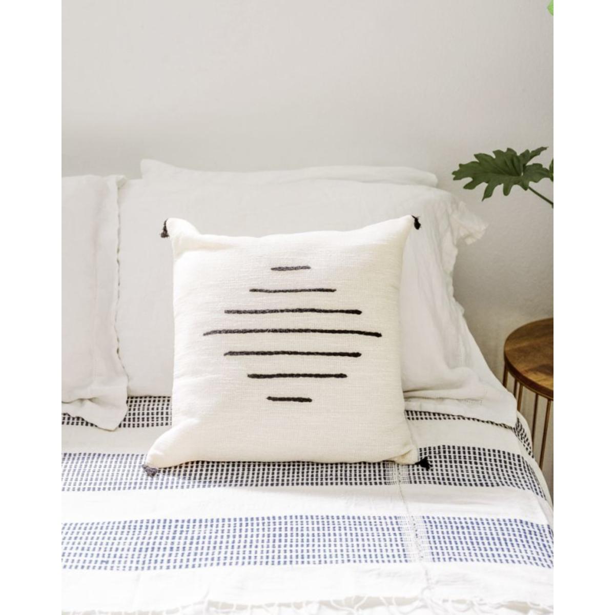 Black / White Hela Throw Pillow One Size Acacia Creations – image 5