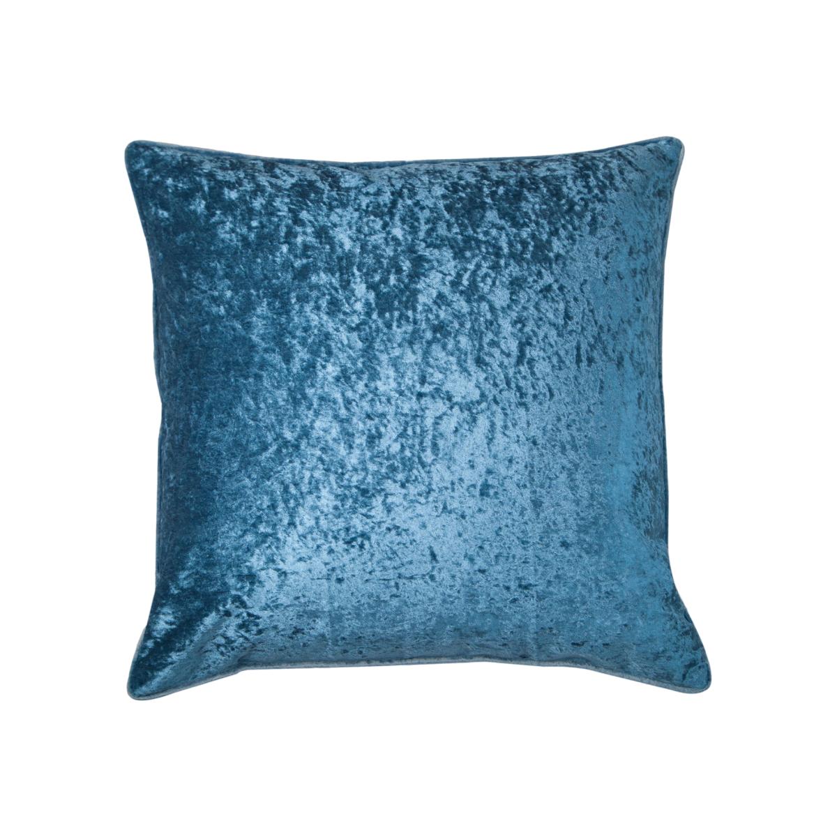 Persian Blue Velvet Cushion Bivain