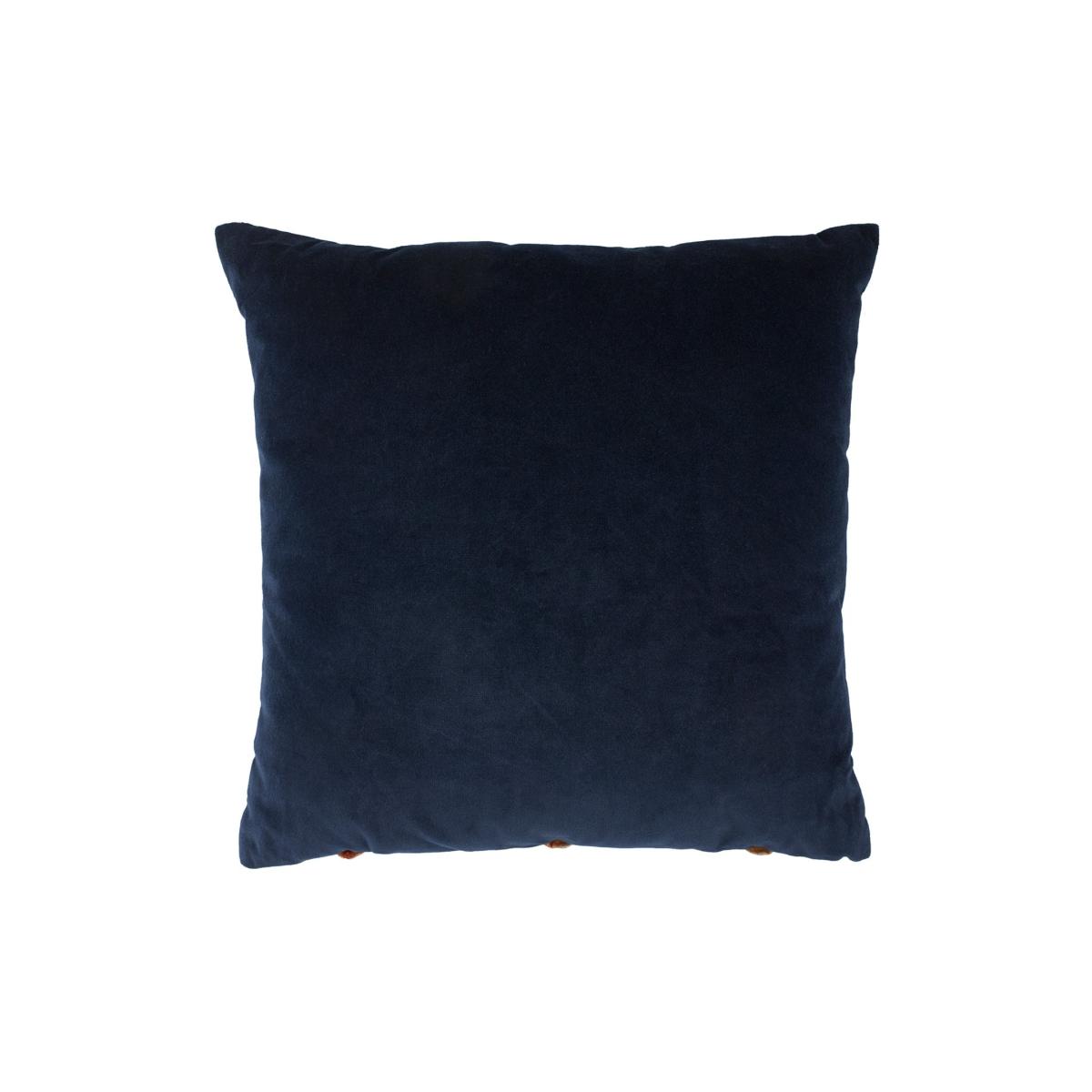 Green / Blue / Pink Blue Elsa Silk & Velvet Cushion Richard Allan London – image 3