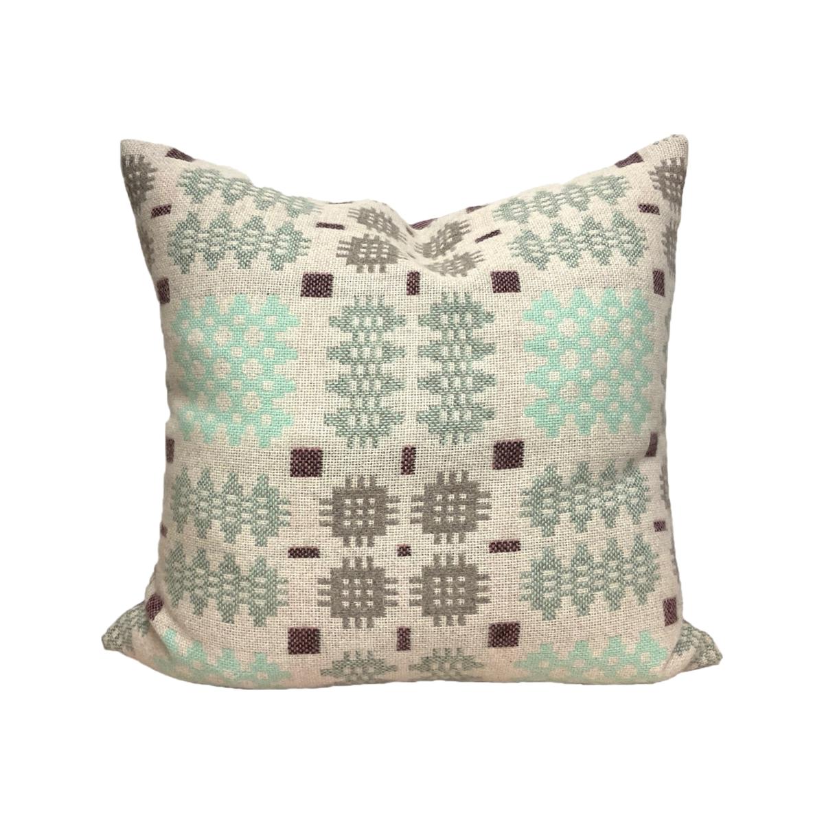 Caernarfon Raspberry Square Cushion Majeda Clarke – image 1
