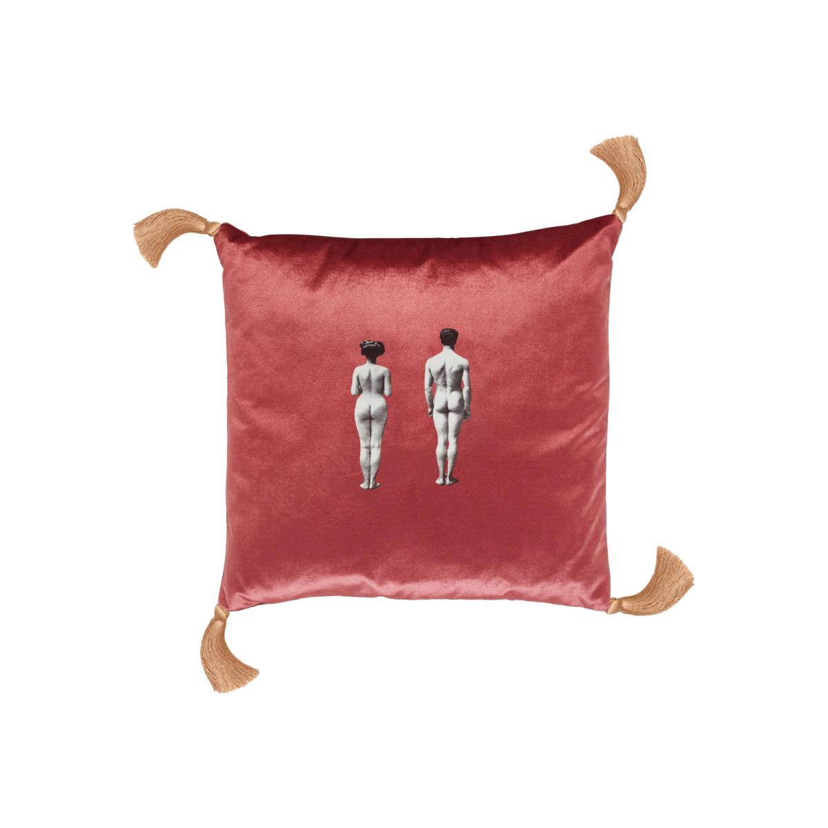 Pink / Purple Models Velvet Cushion Vintage Rose Melody Rose London – image 1