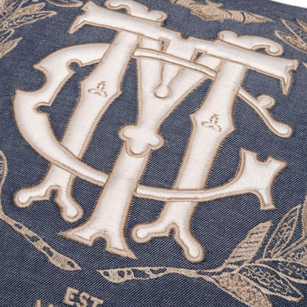 Gold / Blue / White Mtg Bullion Cushion By Mindthegap – image 5