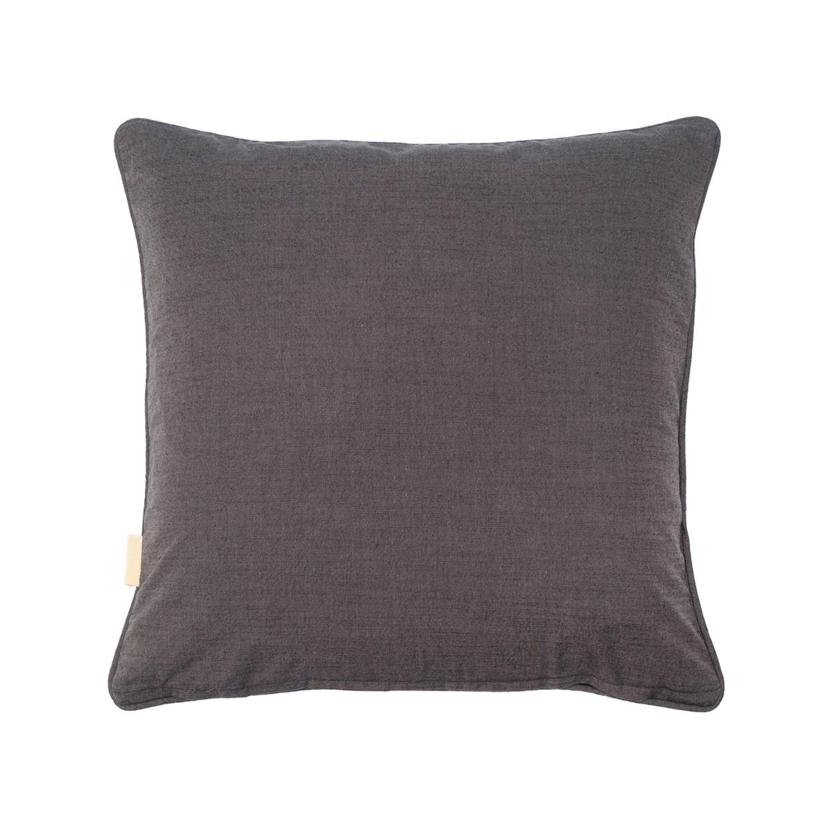Black / Blue Hyacinth Swathe Velvet Cushion One Size Susi Bellamy – image 5