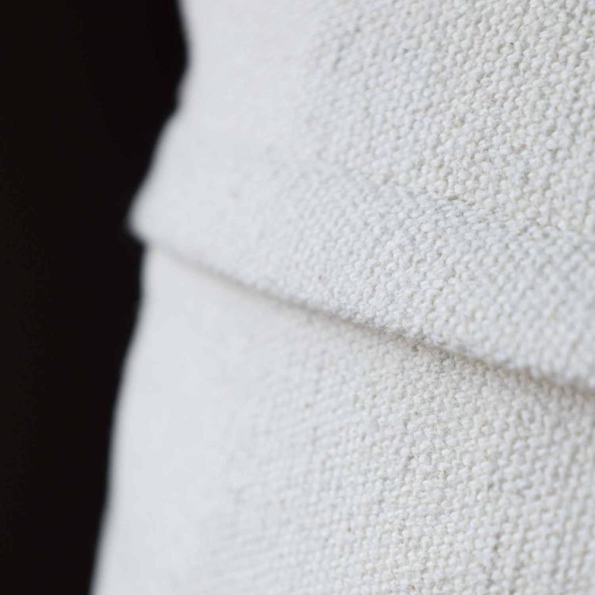 White Chunky Cream Boucle Cushion Rockett St George – image 10